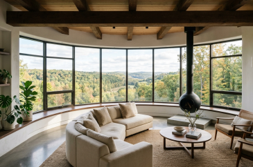 elegant bow window design